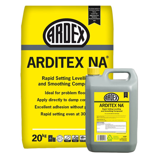 Ardex Arditex NA Ultra Rapid Setting Latex Subfloor Levelling and Smoothing Compound (Single Units)