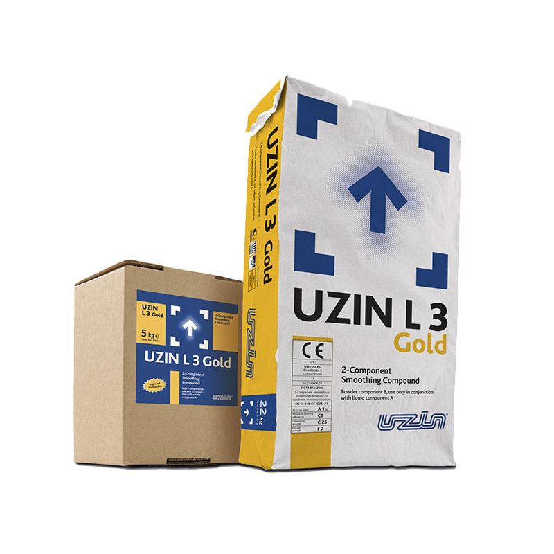 Uzin L3 Gold Ultra Rapid Setting High Strength Smoothing & Levelling Compound (Single Units)